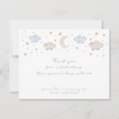 Twinkle Twinkle Little Star Nursery bedankkaart Kaart (Voorkant)