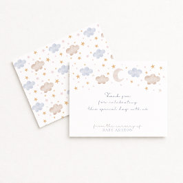 Twinkle Twinkle Little Star Nursery bedankkaart Kaart