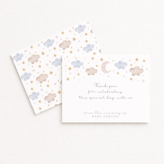 Twinkle Twinkle Little Star Nursery bedankkaart Kaart