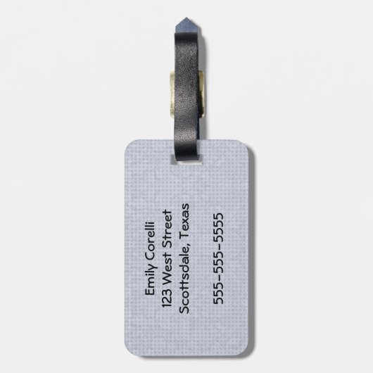 Twinkle Twinkle Little Star Nursery Rhyme Bagagelabel (Achterkant verticaal)