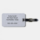 Twinkle Twinkle Little Star  Nursery Rhyme Bagagelabel (Achterkant horizontaal)