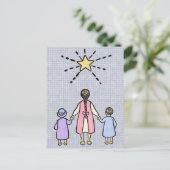 Twinkle Twinkle Little Star  Nursery Rhyme Briefkaart (Staand voorkant)