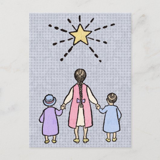 Twinkle Twinkle Little Star  Nursery Rhyme Briefkaart (Voorkant)