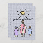 Twinkle Twinkle Little Star  Nursery Rhyme Kaart (Voorkant / Achterkant)