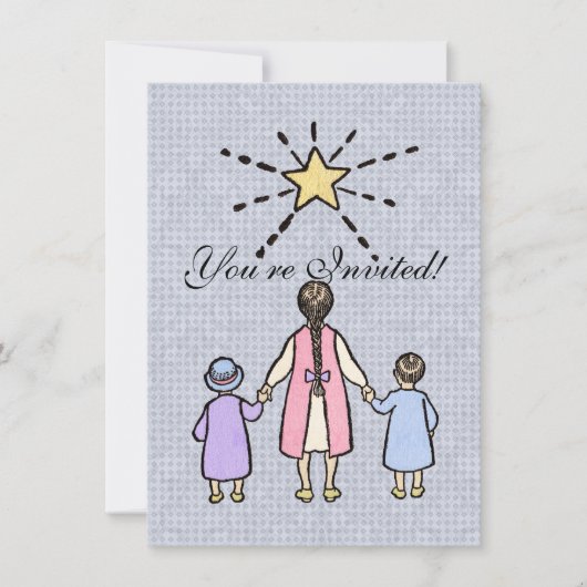 Twinkle Twinkle Little Star  Nursery Rhyme Kaart (Voorkant)