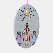 Twinkle Twinkle Little Star Nursery Rhyme Keramisch Ornament (Rechts)