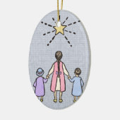 Twinkle Twinkle Little Star Nursery Rhyme Keramisch Ornament (Links)