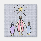 Twinkle Twinkle Little Star  Nursery Rhyme Magneet (Voorkant)