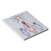 Twinkle Twinkle Little Star  Nursery Rhyme Notitieblok (Schuin)