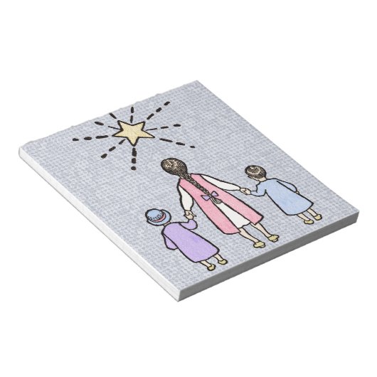 Twinkle Twinkle Little Star  Nursery Rhyme Notitieblok (Schuin)