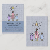 Twinkle Twinkle Little Star  Nursery Rhyme Visitekaartje (Voorkant / Achterkant)