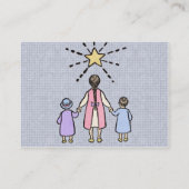 Twinkle Twinkle Little Star  Nursery Rhyme Visitekaartje (Achterkant)