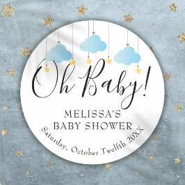 Twinkle Twinkle Little Star Oh Baby Baby Shower Ronde Sticker