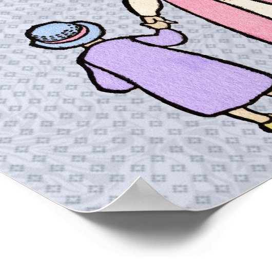 Twinkle Twinkle Little Star Oude Kinderrijmpje Poster (Hoek)