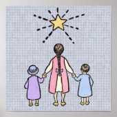 Twinkle Twinkle Little Star Oude Kinderrijmpje Poster (Voorkant)