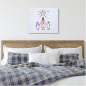 Twinkle Twinkle Little Star Oude Kinderrijmpjes Canvas Afdruk (Insitu (Slaapkamer))