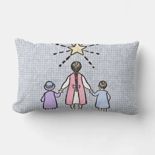 Twinkle Twinkle Little Star Oude Kinderrijmpjes Kussen (Voorkant)