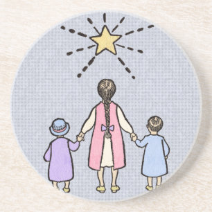 Twinkle Twinkle Little Star Oude Kinderrijmpjes Zandsteen Onderzetter