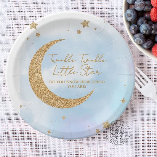 Twinkle Twinkle Little Star Paper Plate Papieren Bordje