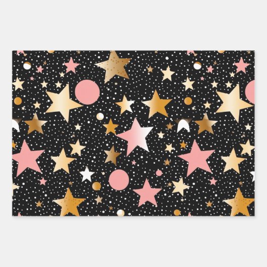 Twinkle Twinkle Little Star Patroon Inpakpapier Vel (Voorkant)