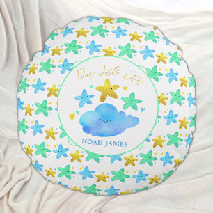 Twinkle Twinkle Little Star Personalized Baby Rond Kussen