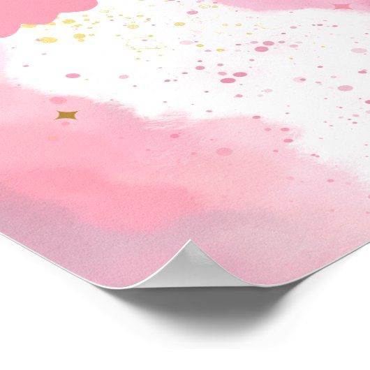 Twinkle Twinkle Little Star Pink Blank DIY Poster (Hoek)