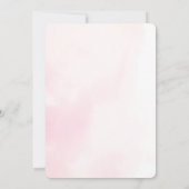 Twinkle Twinkle Little Star Pink Girl Baby shower Kaart (Achterkant)