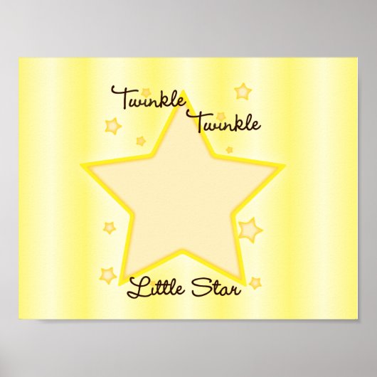 Twinkle Twinkle Little Star Poster (Voorkant)