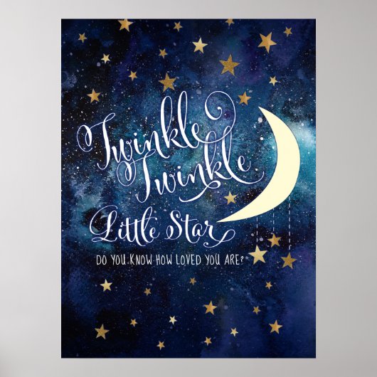 Twinkle Twinkle Little Star Poster (Voorkant)