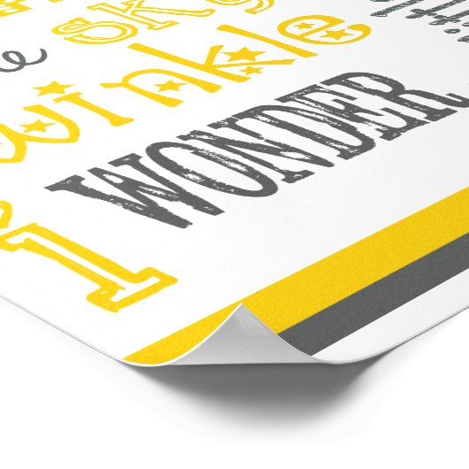 Twinkle Twinkle Little Star Poster (Hoek)