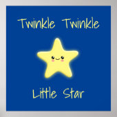 Twinkle Twinkle Little Star Poster (Voorkant)