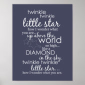Twinkle Twinkle Little Star Poster (Voorkant)