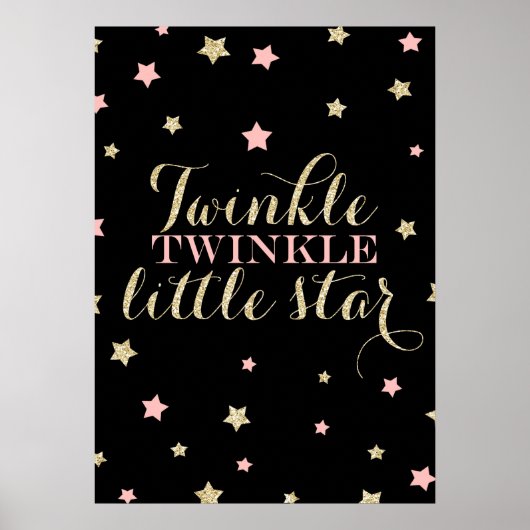 Twinkle Twinkle Little Star Poster (Voorkant)