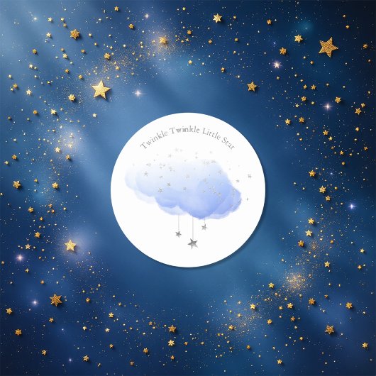 Twinkle Twinkle Little Star Ronde Sticker