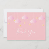 Twinkle Twinkle Little Star Roze Bedankt (Voorkant)