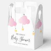Twinkle Twinkle Little Star Roze Meisje Baby Showe Bedankdoosjes (Geopend)