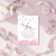 Twinkle Twinkle Little Star Roze Meisje Baby Showe