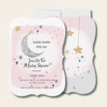 Twinkle Twinkle Little Star Roze Waterverf