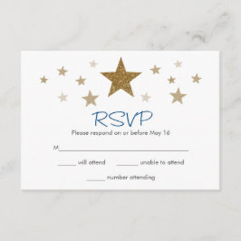Twinkle Twinkle Little Star RSVP-kaart RSVP Kaartje