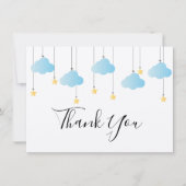 Twinkle Twinkle Little Star Rustic Boho Bedankkaart (Voorkant)