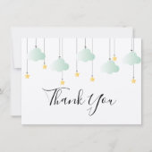 Twinkle Twinkle Little Star Rustic Boho Bedankkaart (Voorkant)