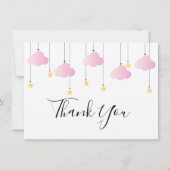 Twinkle Twinkle Little Star Rustic Boho Bedankkaart (Voorkant)