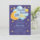 Twinkle Twinkle Little Star Schattige eerste verja Kaart (Staand voorkant)