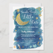 Twinkle Twinkle Little Star Shower per post Kaart (Voorkant)