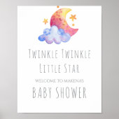 Twinkle Twinkle Little Star Sign Poster (Voorkant)