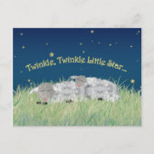 Twinkle Twinkle Little Star Slaping Sheep Briefkaart (Voorkant)