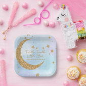 Twinkle Twinkle Little Star Square Paper Plate Papieren Bordje (Feest)