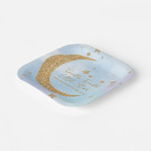 Twinkle Twinkle Little Star Square Paper Plate Papieren Bordje (Gebogen)