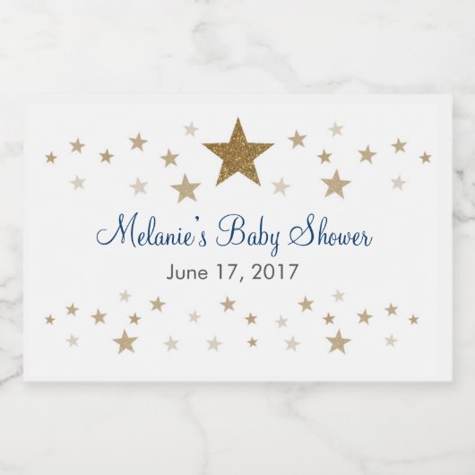 Twinkle Twinkle Little Star-Stickers Voedselcontainer Etiket (Enkel label)