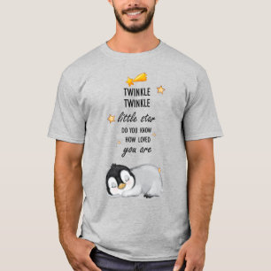 Twinkle, Twinkle Little Star Super Cute Penguin T-shirt